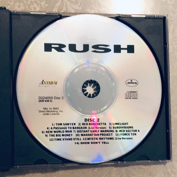 Oct. 1990 RUSH: CHRONICLES 2 CDs - Picture 8 of 10